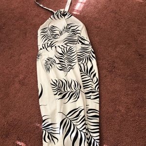 Stop staring white Hawaiian dress